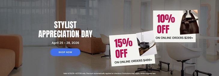 Stylist Appreciation Sale (4/25-4/28)