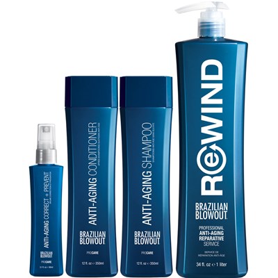 BRAZILIAN BLOWOUT Rewind + Anti-Aging Retail Kit
