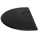 Collins ComfortZone Salon Mat 36x54 HALF-ROUND round chair depression