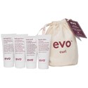 evo the mane travel - curl introduction holiday kit 4 pc.