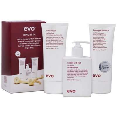 evo ring it in curl holiday kit 3 pc.