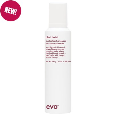 evo plot twist curl refresh mousse 6.7 Fl. Oz.