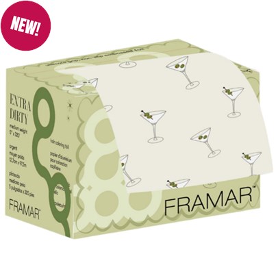 Framar Embossed Foil Roll Medium Extra Dirty 320 ft.