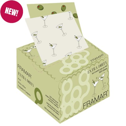Framar Embossed Switch Pop Up Foil Medium Extra Dirty 5 inch x 11 inch 500 ct.