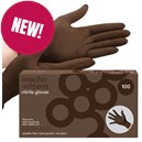Framar Mocha Mittens Nitrile Gloves 100 ct. Small