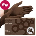 Framar Mocha Mittens Nitrile Gloves 100 ct. Small