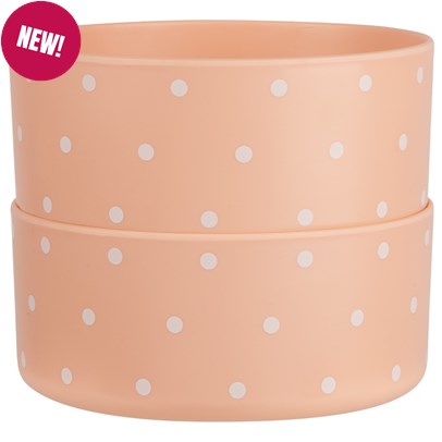 Framar Peach Please Bamboo Bowls 2 pc.