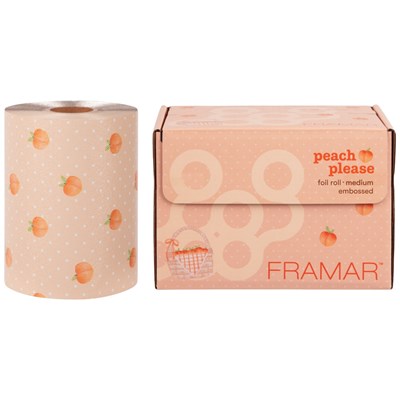 Framar Peach Please Embossed Roll 320 ft.