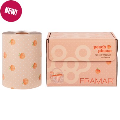 Framar Peach Please Embossed Roll 320 ft.