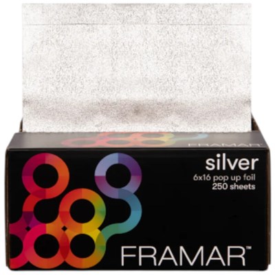 Framar Embossed Pop Up Silver 6 inch x 16 inch 250 ct.