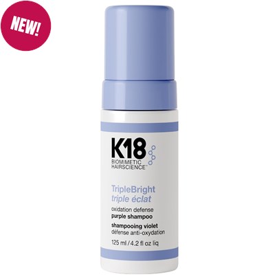 K18 TripleBright purple shampoo 4.2 Fl. Oz.