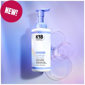 K18 TripleBright purple shampoo 4.2 Fl. Oz.
