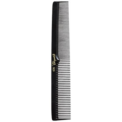 Burmax Flat Ruler Back Finger Waver Comb 7 inch