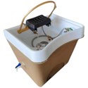 NcLux Head Spa Equipment Portable Japanese Head Spa (No Plumbing Required) - Beige