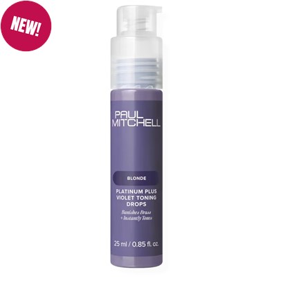 Paul Mitchell PLATINUM PLUS VIOLET TONING DROPS 0.85 Fl. Oz.