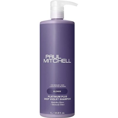 Paul Mitchell PLATINUM PLUS DEEP VIOLET SHAMPOO Liter