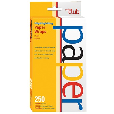 Product Club Highlighting Paper Wraps 4 inch x 7 inch 250 ct.