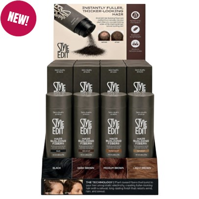 Style Edit Hair Building Fibers Display 17 pc.