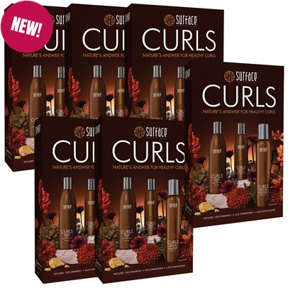 Surface Hair Buy 5 CURLS TRIO BOX SET, Get 1 FREE! 6 pc.
