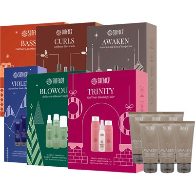 Surface Hair Buy 12 Holiday Box Sets, Get 6 AWAKEN SHAMPOO 2 oz. FREE